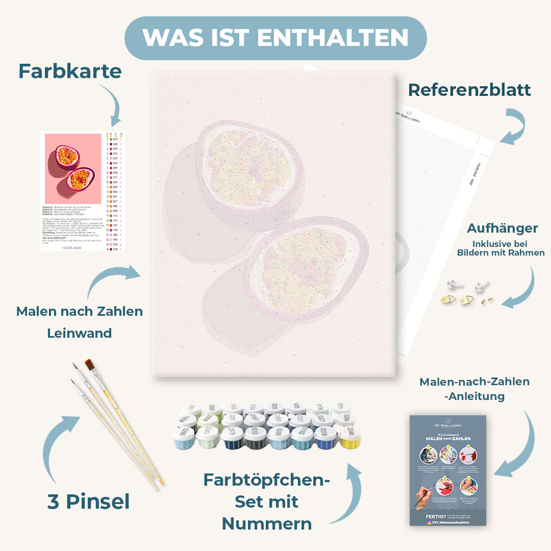 Malen nach Zahlen - Süß & Fruchtig