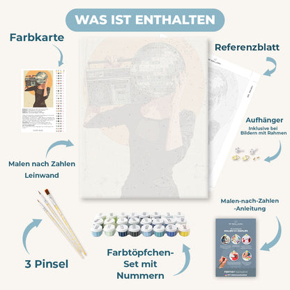 Malen nach Zahlen - Disco Königin