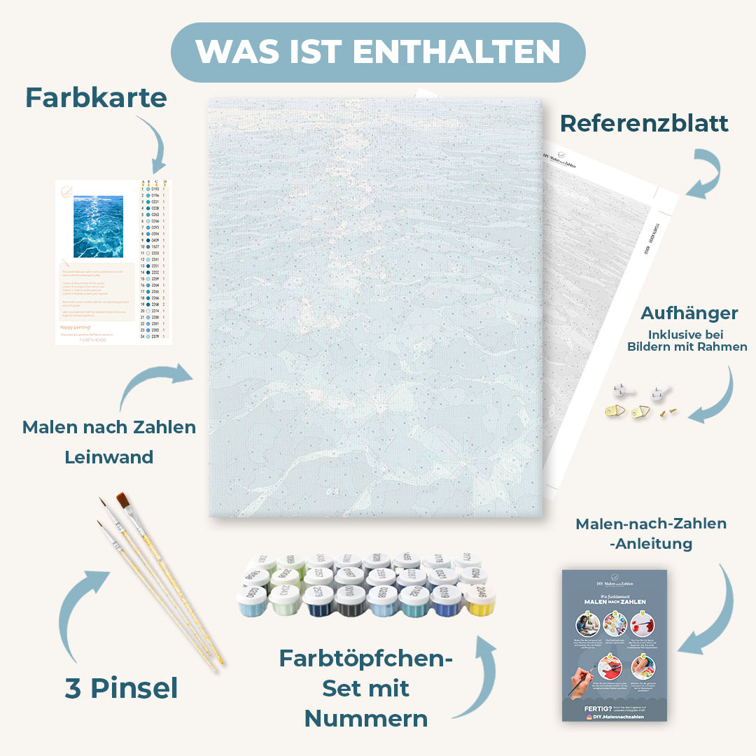 Malen nach Zahlen - Offenes Wasser