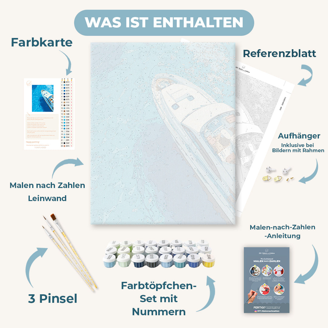 Malen nach Zahlen - Luxuriöse Auszeit