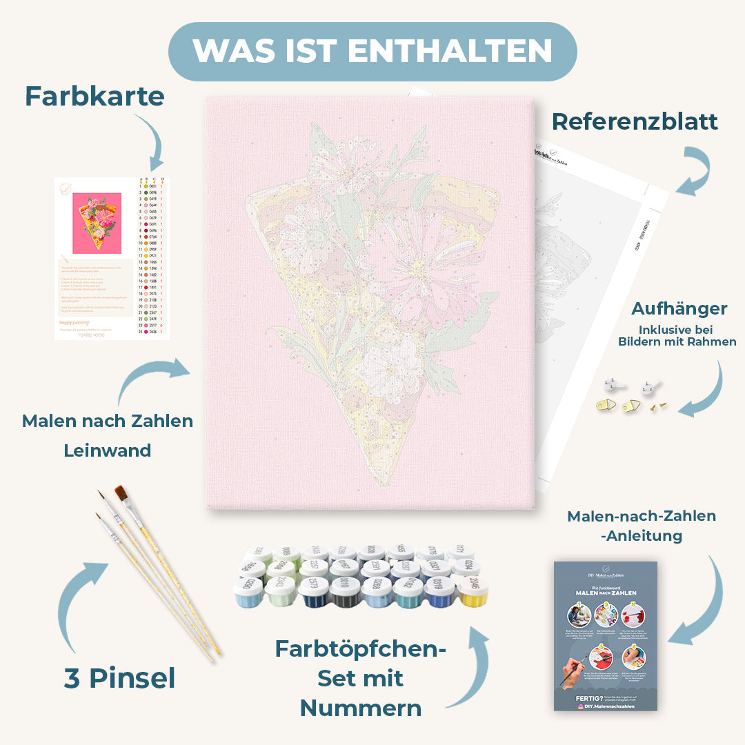 Malen nach Zahlen - Florale Gelüste