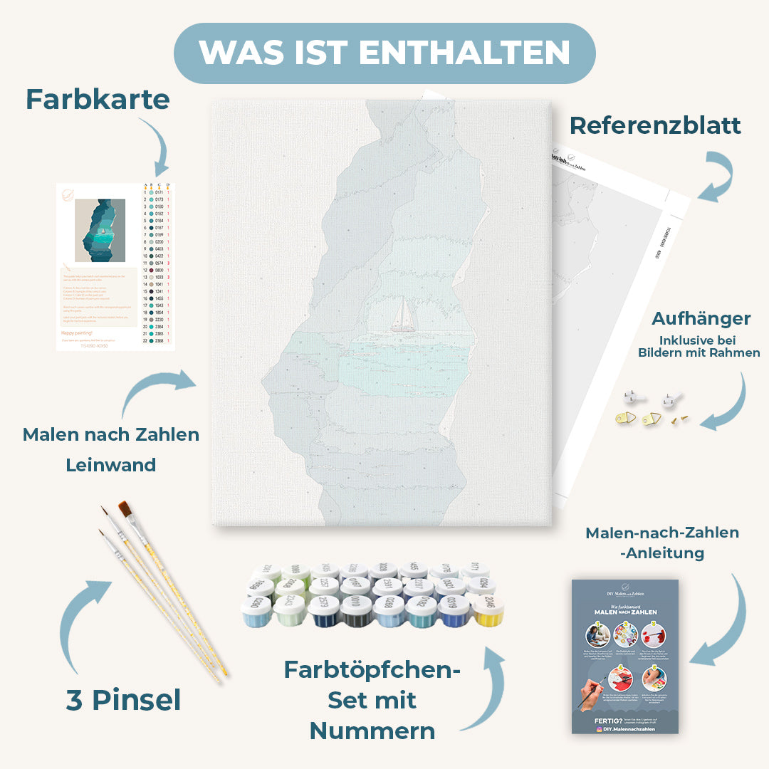 Malen nach Zahlen - Ein Riss in der Realität