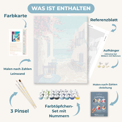 Malen nach Zahlen - Mediterrane Reise