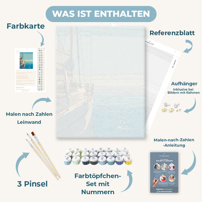 Malen nach Zahlen - Yachtleben