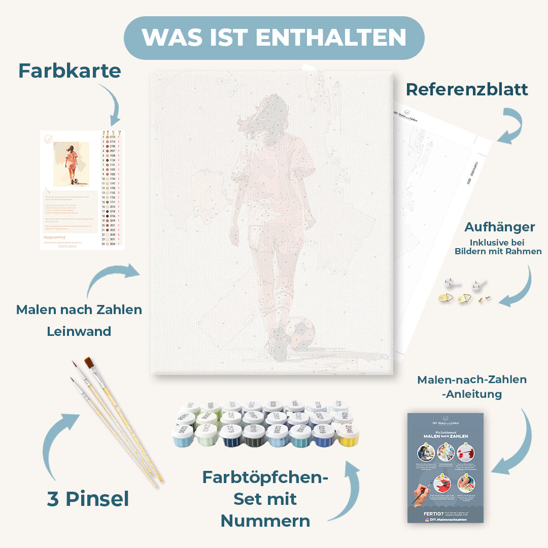 Malen nach Zahlen - Jenseits des Tores
