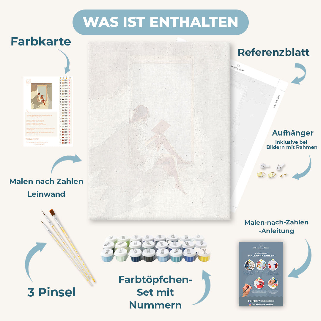 Malen nach Zahlen - Sanfte Neutraltöne