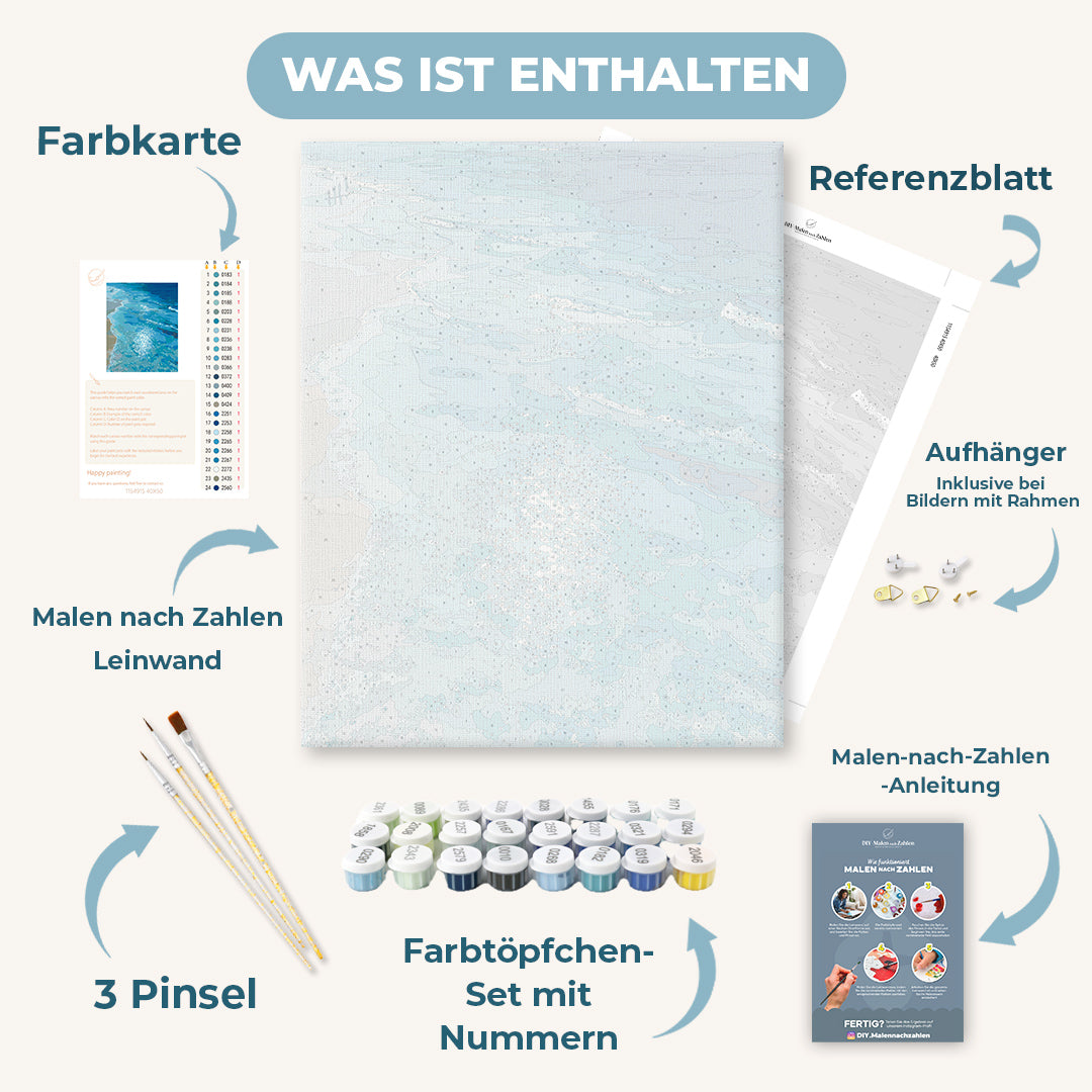 Malen nach Zahlen - Endloser Ozean