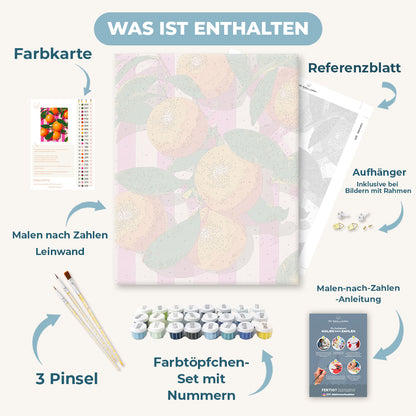 Malen nach Zahlen - Zitrusrausch