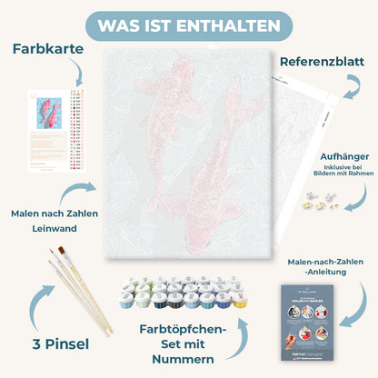 Malen nach Zahlen - Glänzende Schuppen