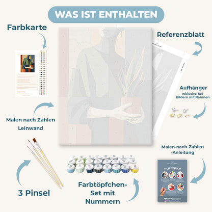 Malen nach Zahlen - Botanische Balance