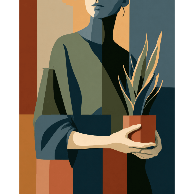 Malen nach Zahlen - Botanische Balance - Malen nach Zahlen