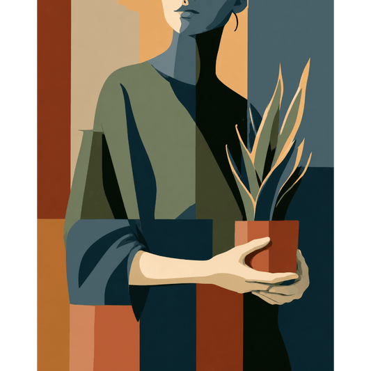Malen nach Zahlen - Botanische Balance - Malen nach Zahlen