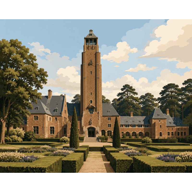 Malen nach Zahlen - De Hoge Veluwe - Malen nach Zahlen
