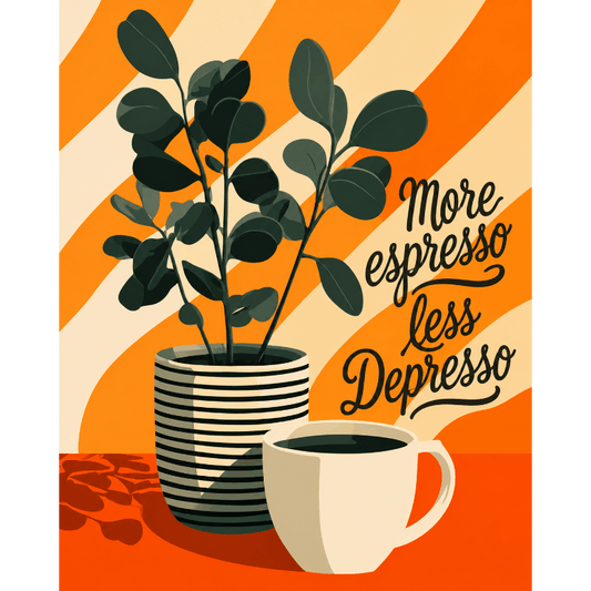Malen nach Zahlen - Mehr Espresso - Malen nach Zahlen