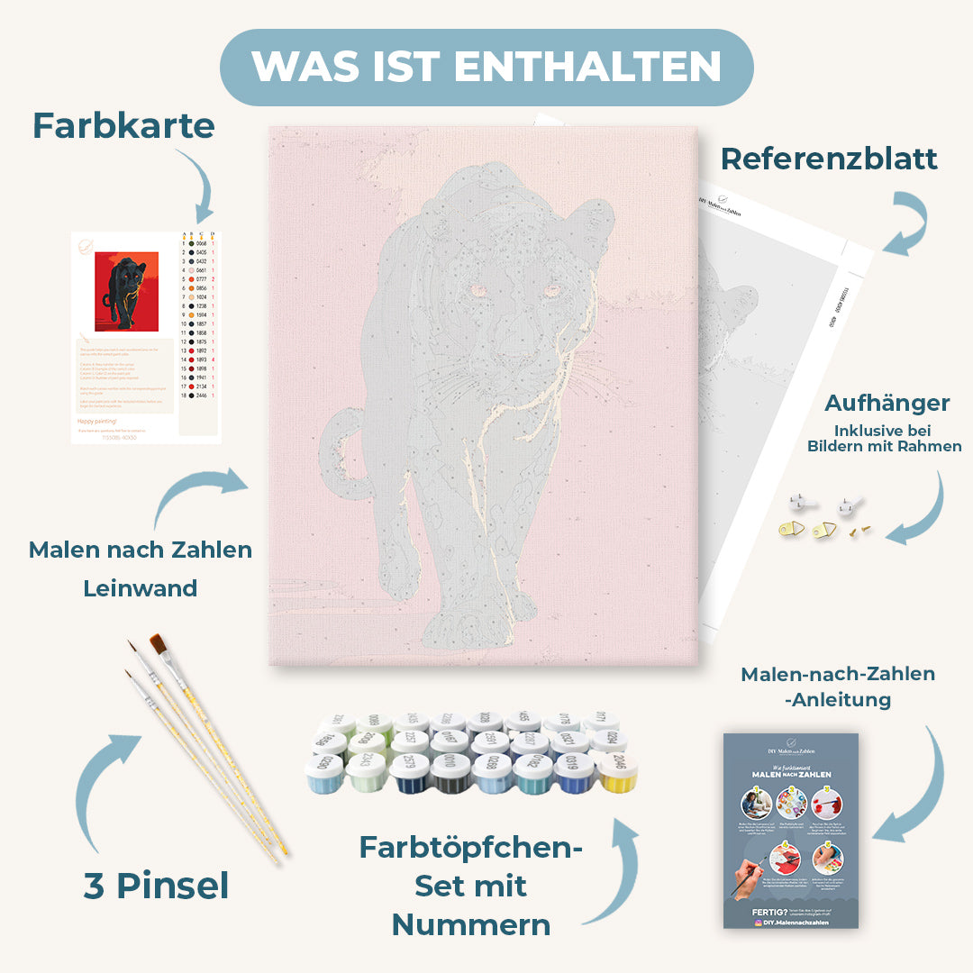 Malen nach Zahlen - Bagira