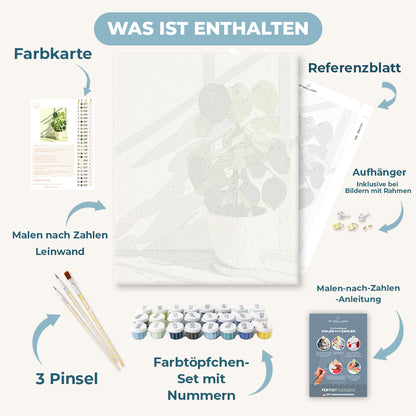 Malen nach Zahlen - Grüner Minimalismus
