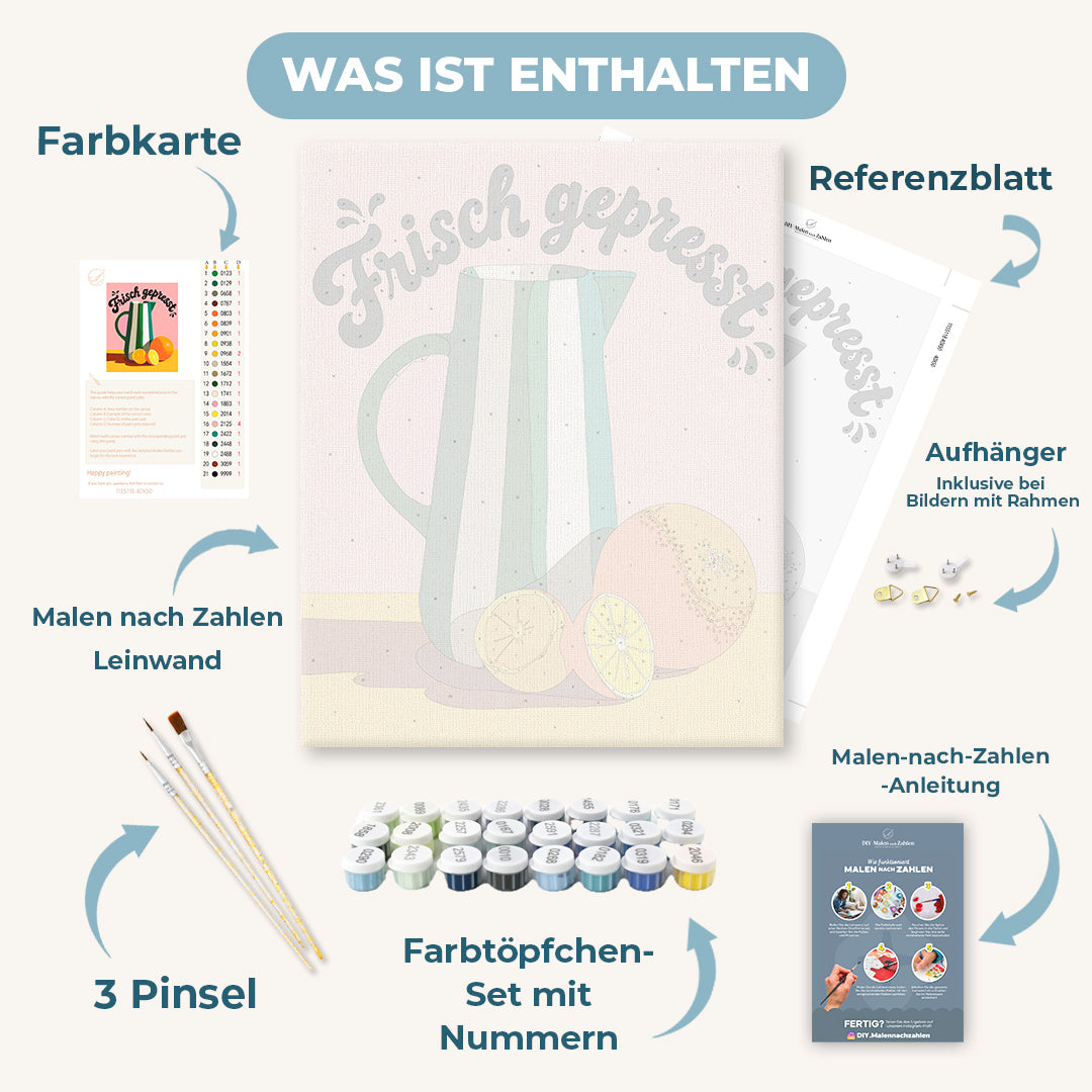 Malen nach Zahlen - Frisch gepresst