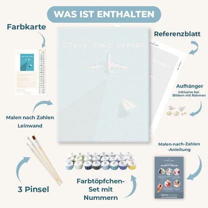 Malen nach Zahlen - Träumen folgen