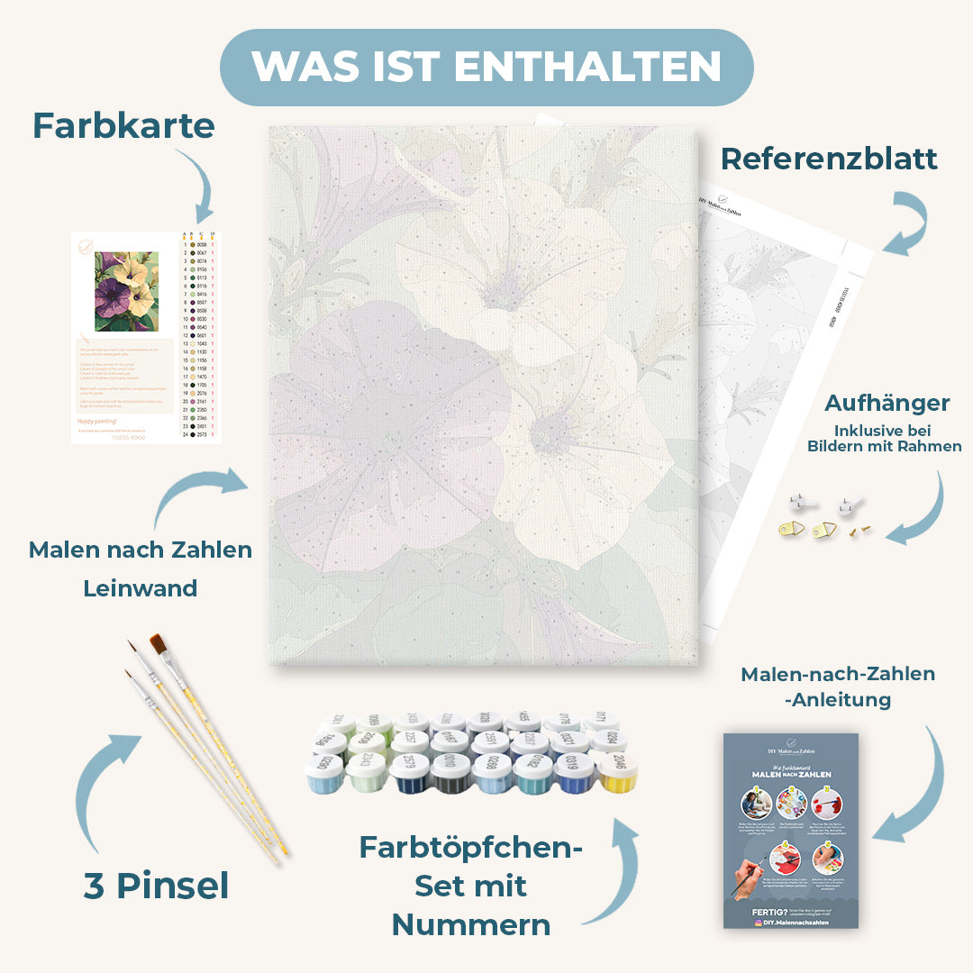 Malen nach Zahlen - Königlicher Garten