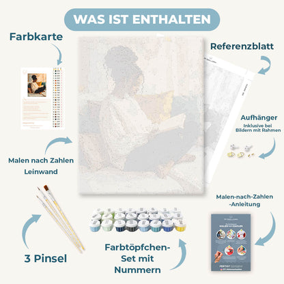 Malen nach Zahlen - Sonntags-Lesezeit