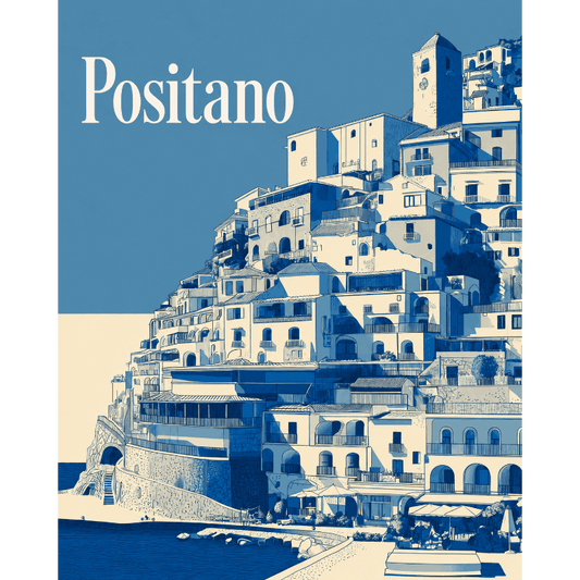 Malen nach Zahlen - Positano - Malen nach Zahlen