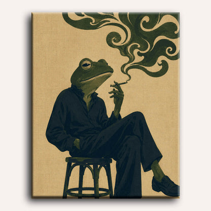 Malen nach Zahlen - Herr Frosch