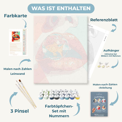 Malen nach Zahlen - Ausatmen