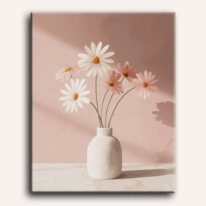 Malen nach Zahlen - Pastellblumen