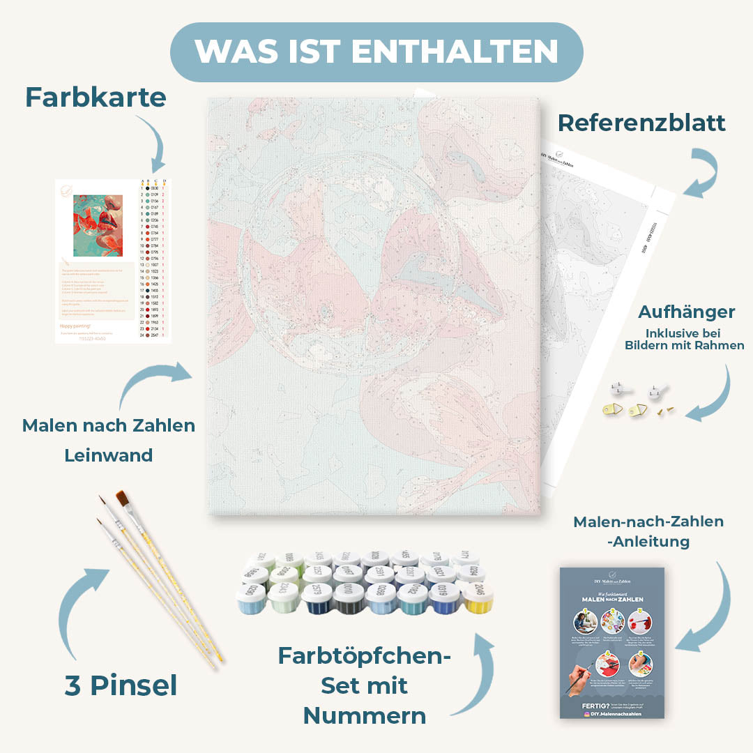 Malen nach Zahlen - In die Blase
