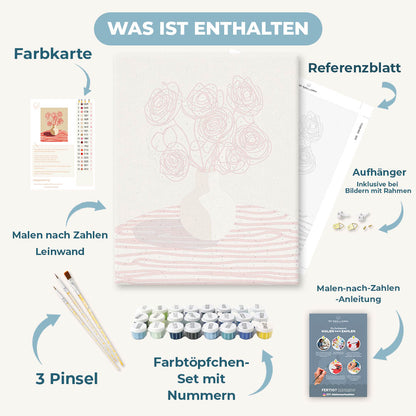 Malen nach Zahlen - Floral Pop