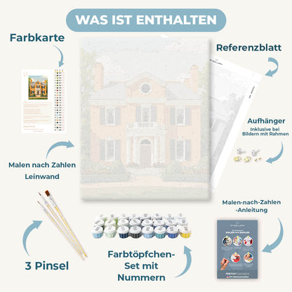 Malen nach Zahlen - Kolonialvilla
