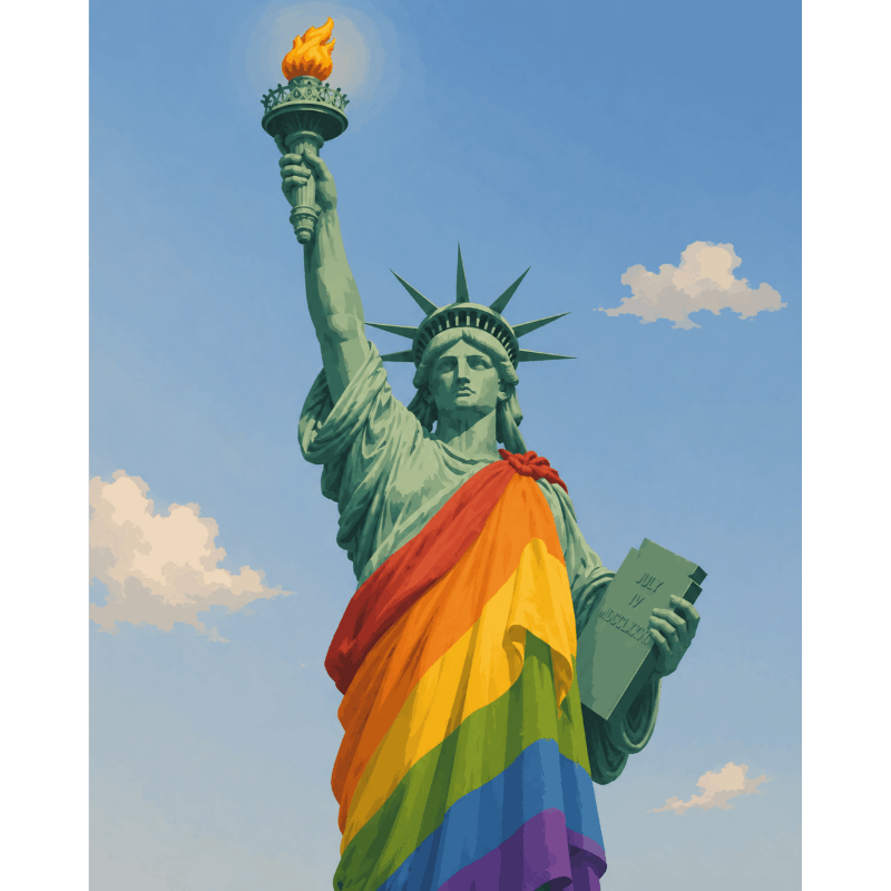 Malen nach Zahlen - Liberty Pride - Malen nach Zahlen
