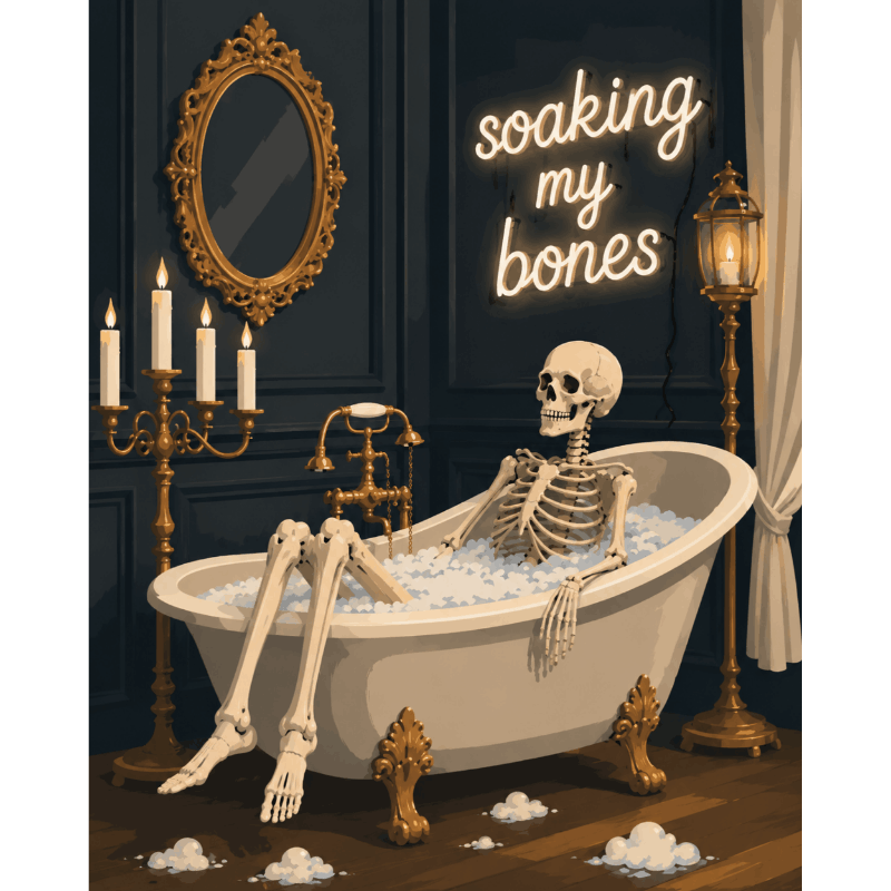 Malen nach Zahlen - Soaking My Bones - Malen nach Zahlen
