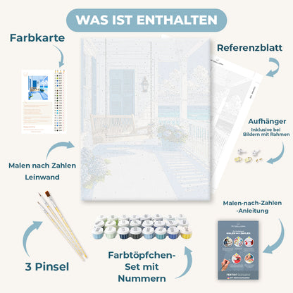 Malen nach Zahlen - Küstenleben