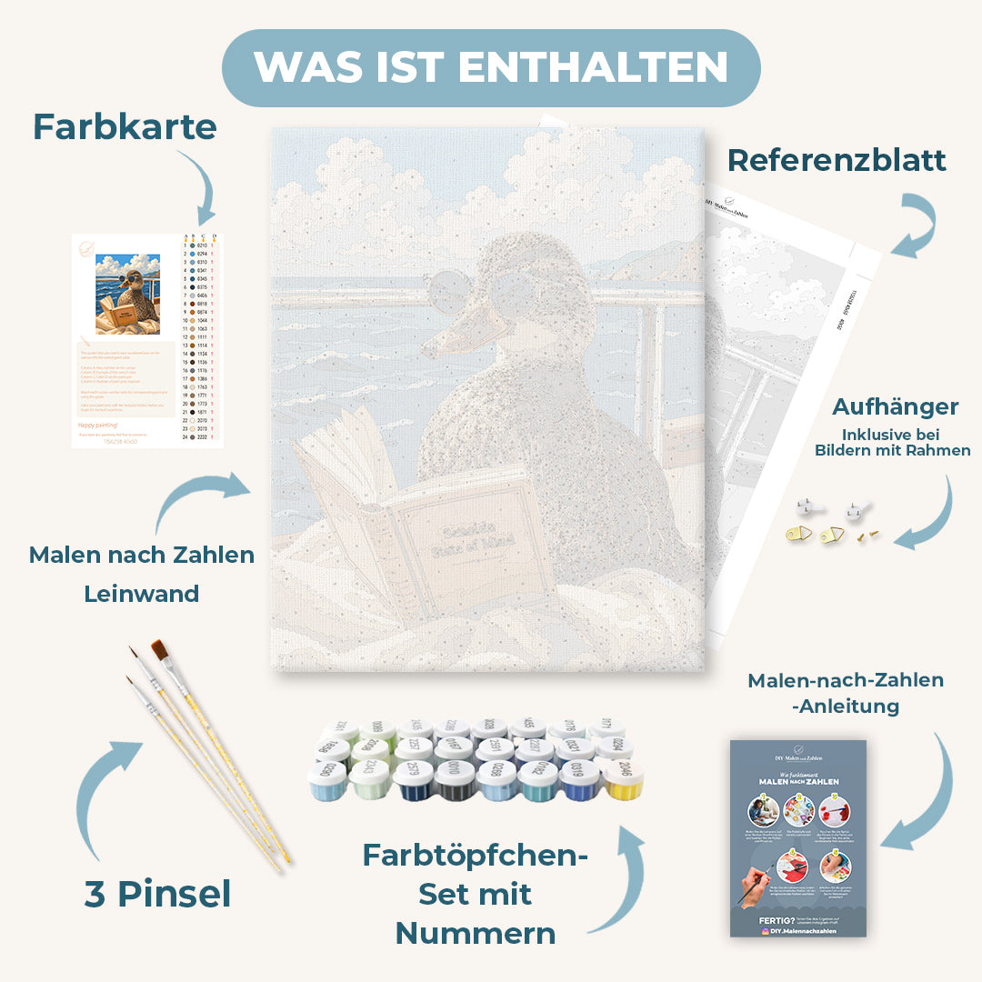 Malen nach Zahlen - Meer im Kopf