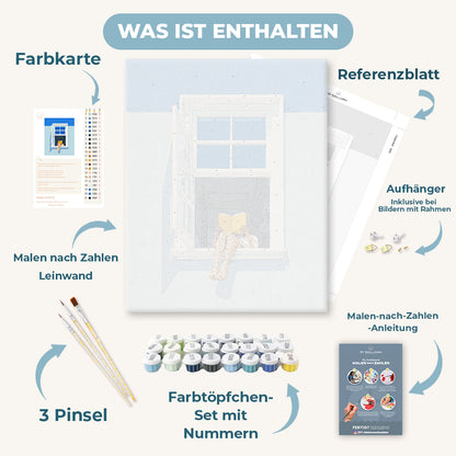 Malen nach Zahlen - Fensterlektüre