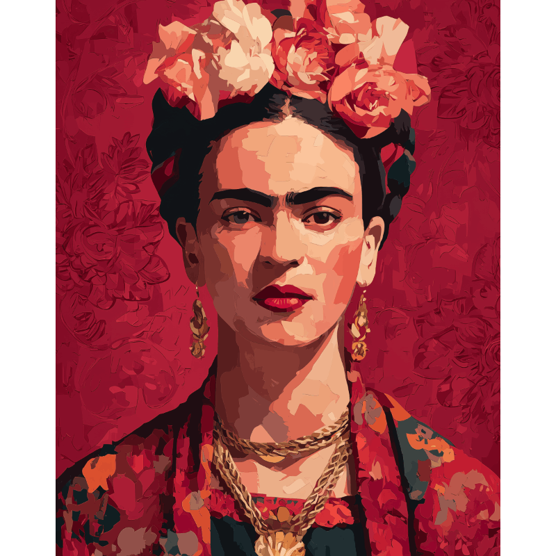 Malen nach Zahlen - Frida Kahlo - Malen nach Zahlen