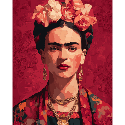 Malen nach Zahlen - Frida Kahlo - Malen nach Zahlen