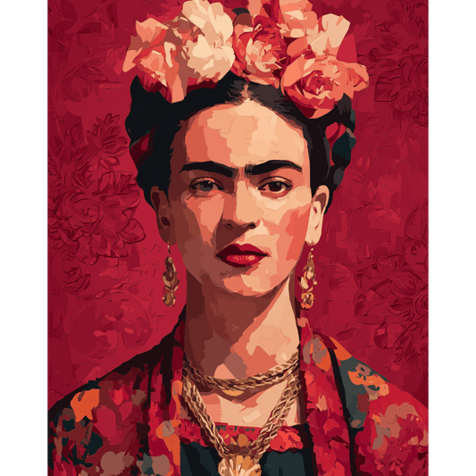 Malen nach Zahlen - Frida Kahlo - Malen nach Zahlen