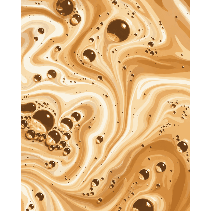 Malen nach Zahlen - Mocha Vibes - Malen nach Zahlen