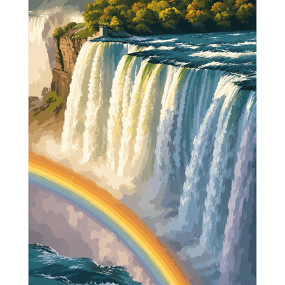 Malen nach Zahlen - Niagara Falls - Malen nach Zahlen