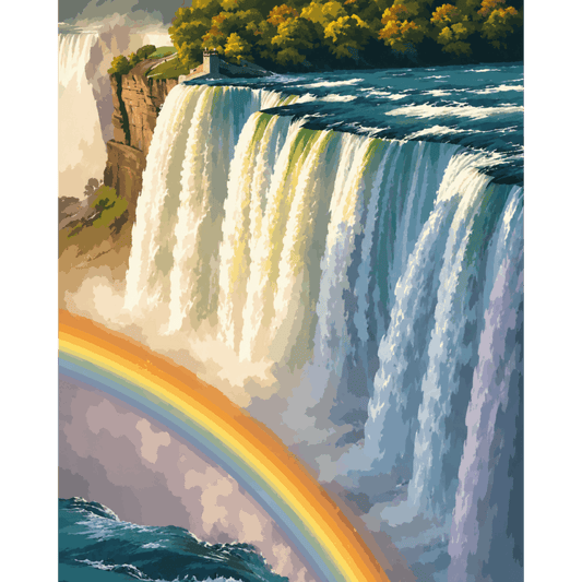 Malen nach Zahlen - Niagara Falls - Malen nach Zahlen