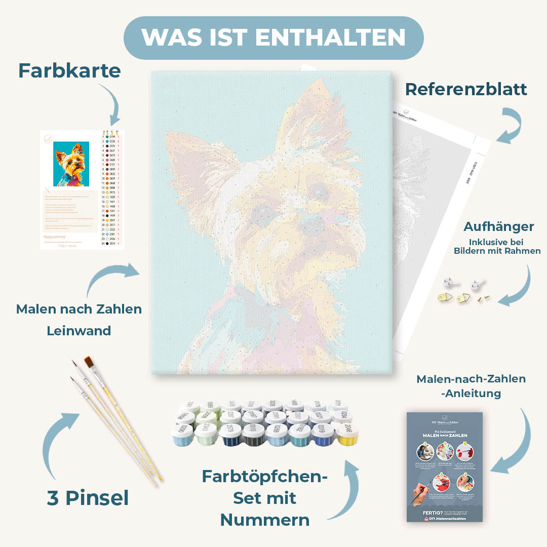 Malen nach Zahlen - Bunter York