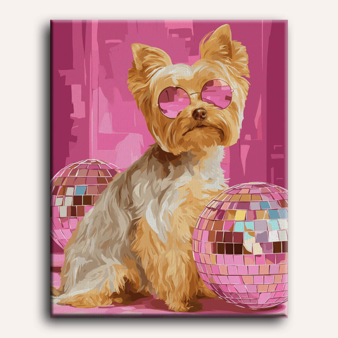 Malen nach Zahlen - Studio 54 Welpe