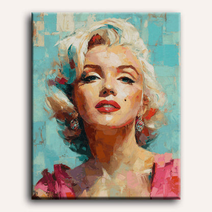 Malen nach Zahlen - Ausdrucksstarke Marilyn