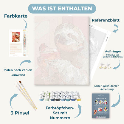 Malen nach Zahlen - Unbekümmert