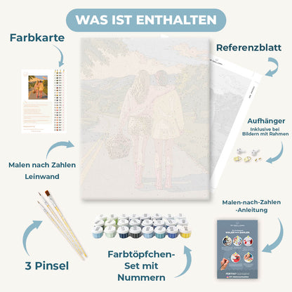 Malen nach Zahlen - Beste Freundinnen für immer