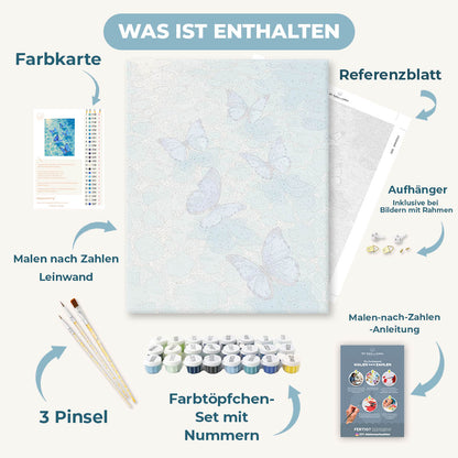Malen nach Zahlen - Schmetterlings-Oase