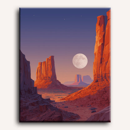 Malen nach Zahlen - Monument Valley