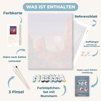 Malen nach Zahlen - Monument Valley